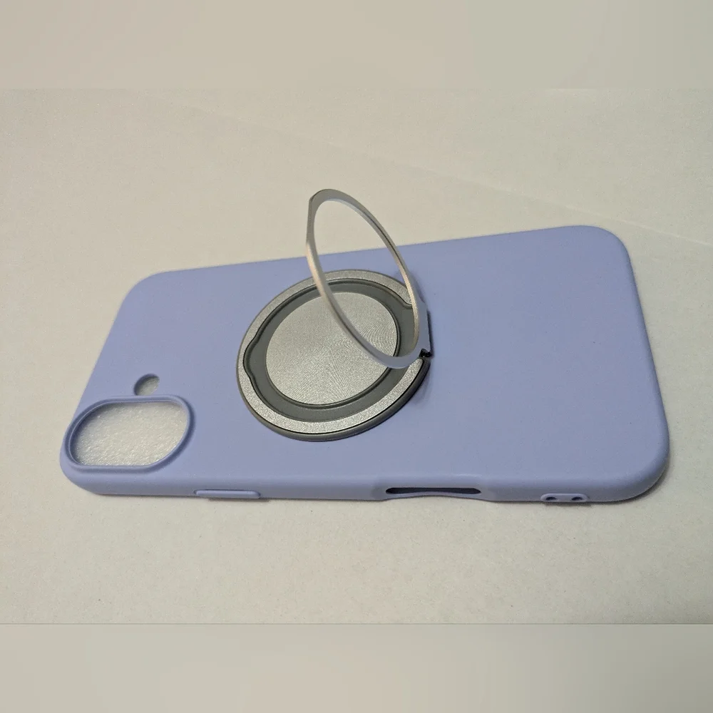 Purple Phone Case For iPhone 16 plus with Ring Holder NWT